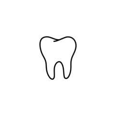 tooth icon design template vector isolated illustration