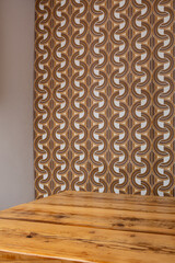 carta da parati, mura, camera, interno, vintage, vuoto, pavimento, design, di legno, texture,...