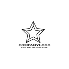 an artful star shape that can be used for a company logo