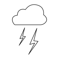 weather, storm,white background, vector illustration