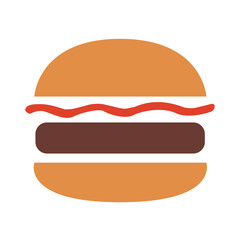 fast food icons, vector illustration