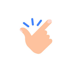hand icon, idea, vector illustration