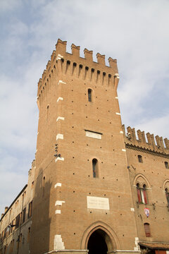 Ferrara castle in Italy