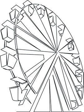 recommend clip art: Ferris wheel