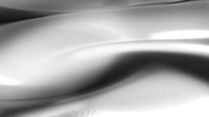 Particle luxury silver background,luxury fabric background,3d rendering
