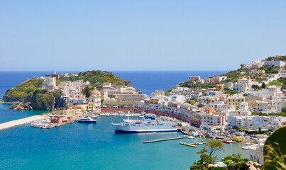 The Harbor Of Ponza, Latium, Italy