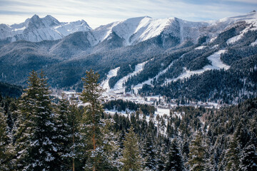 winter in the mountains