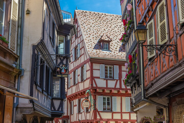 Obraz premium Little town of Colmar in Alsace, France