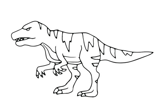 TRex Drawing  How To Draw TRex Step By Step
