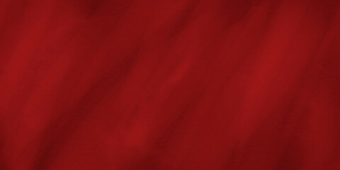 Christmas concept. Gradient red water color brush strokes. Abstract texture, wide panorama background. Backdrop for templates, advertisement, banners, web sites, social media posts.