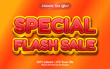 Special flash sale text effect