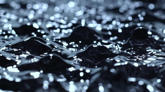 beautiful closeup of the water surface
