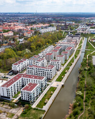 Luftbild Lindenauer Hafen Leipzig