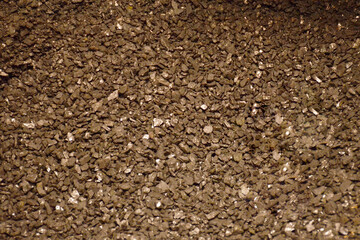 Black coal bulk, industrial background. Heating and production concept