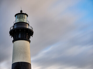 The historic and beautiful Bodi Island Lighthouse located on Bodie Island in North Carolina's Outer...