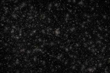 Blurred rain texture on a black background