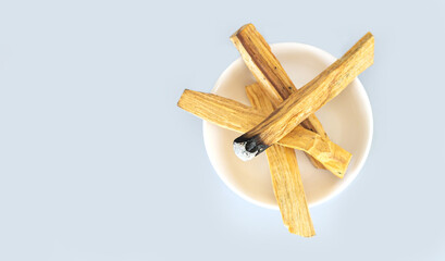 Palo santo holy wood spiritual practices concept