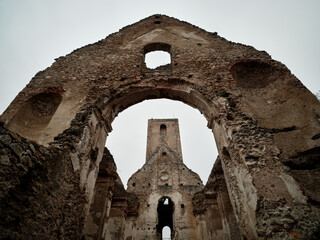 Katarinka - Church and Monastery of St. Catherine ruins in Dechtice, Slovakia