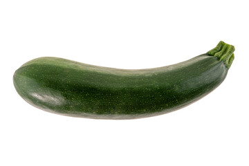 Zucchini courgette isolated on white, clipping path