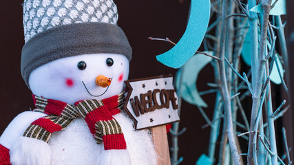 snowman of snow