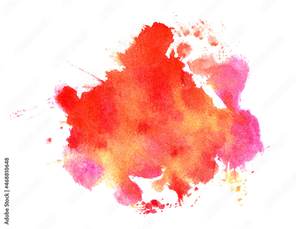 Poster colorful hand drawn watercolor abstract background