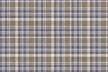 pale colors checkered blue and white stripes on beige fabric texture of traditional gingham repeatable ornament for ragged old grungy plaid tablecloths tartan clothes dresses tweed bedding - 468812877