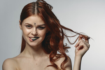 pretty woman bright makeup zodiac sign astrology gemini