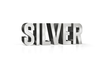 3D Silver Lettering