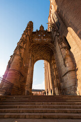 The Sainte Cécile cathedral and the baldachin in Albi, in the Tarn, in Occitanie, France © FredP