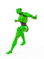 cyber tigerin action