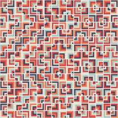 Abstract Geometric Pattern generative computational art illustration