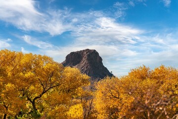 Thumb Butte in the fall