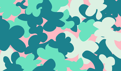 abstract camouflage background in green shades