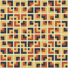 Abstract Geometric Pattern generative computational art illustration