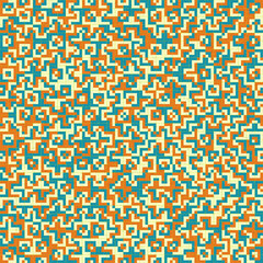 Abstract Geometric Pattern generative computational art illustration