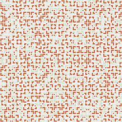 Fototapeta premium Abstract Geometric Pattern generative computational art illustration