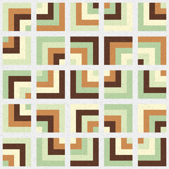 Abstract Geometric Pattern generative computational art illustration