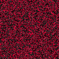 Abstract Geometric Pattern generative computational art illustration