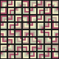 Abstract Geometric Pattern generative computational art illustration