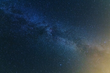 night starry sky with milky way, night dark sky natural background