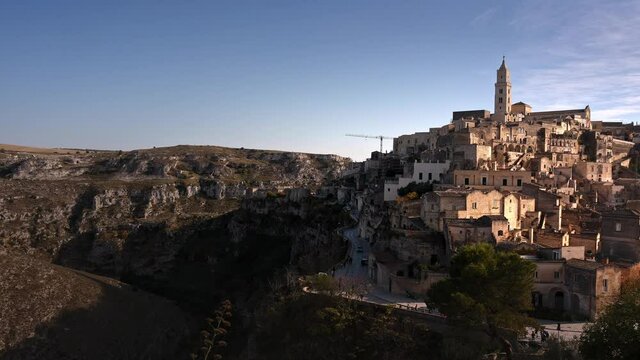 Historic city center of Matera Italy - a Unesco World Heritage site - travel photography