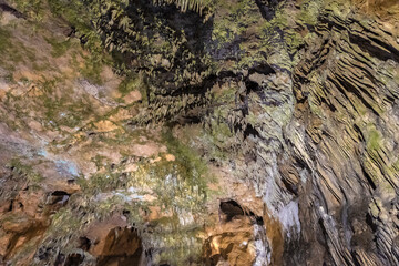 Interior of Bacho Kiro cave in Bulgarka Nature Park near Dryanovo town, Bulgaria