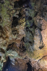 Roof of Bacho Kiro cave in Bulgarka Nature Park near Dryanovo town, Bulgaria
