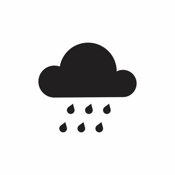 weather scloud icon line illustration