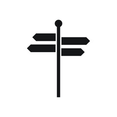 Urban and city element icon - pointer in trendy