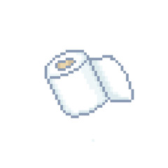 Pixel Illustration of toilette paper