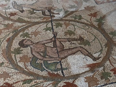 Mosaics in Nikopolis, Greece