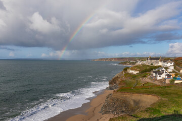 A rainbow over Penzance