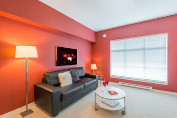 Interior design of a luxury living room