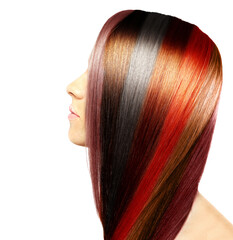 Hair tinting, hair coloring, various hair colors